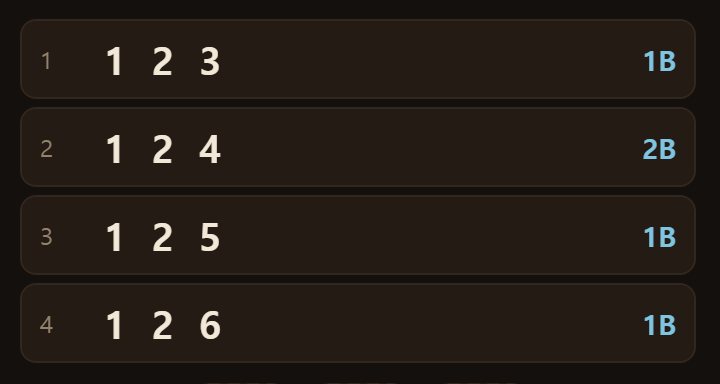 Calls that keep reusing the same digits teach you almost nothing new.