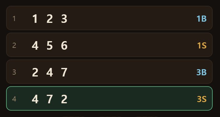 Ask wide, settle the digits, then ask again with the order changed — solved.