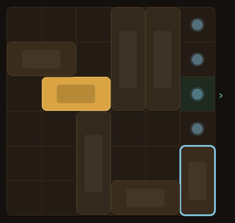 Tap a circle and the car goes all the way there in one move.