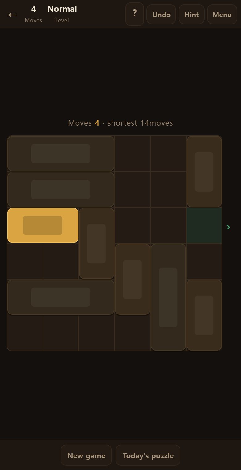 After a few moves and an undo. The move count comes back down with it.
