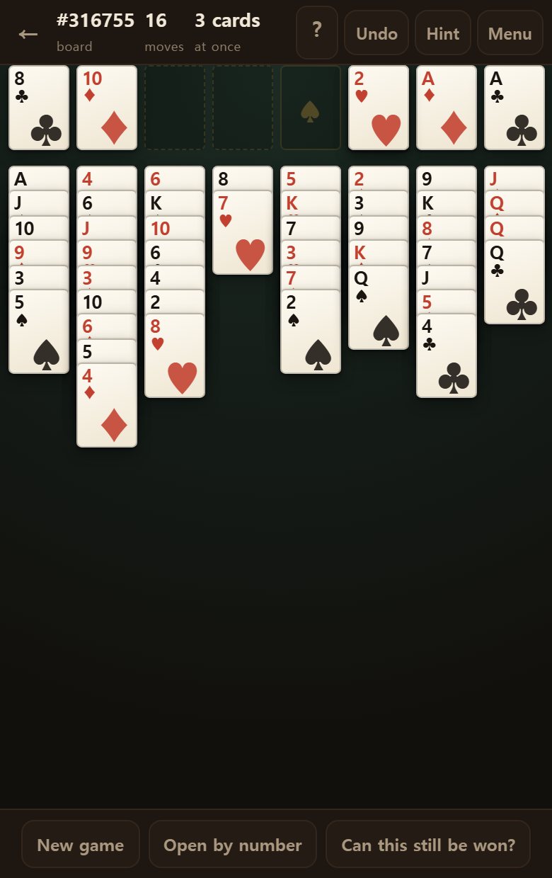 “Can I still win?” plays the position out to the end and tells you.