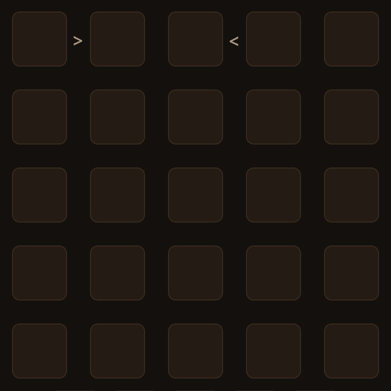 Try putting a whole line in order. Placing the 1 and the 5 first is the trick.