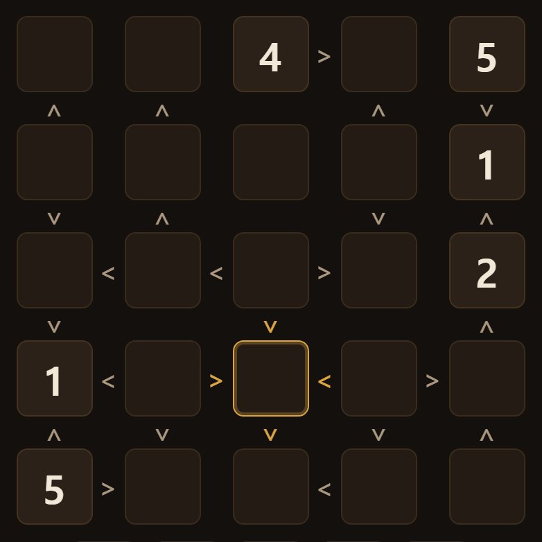 Tap a square and it lights up, with every sign touching it turning gold.