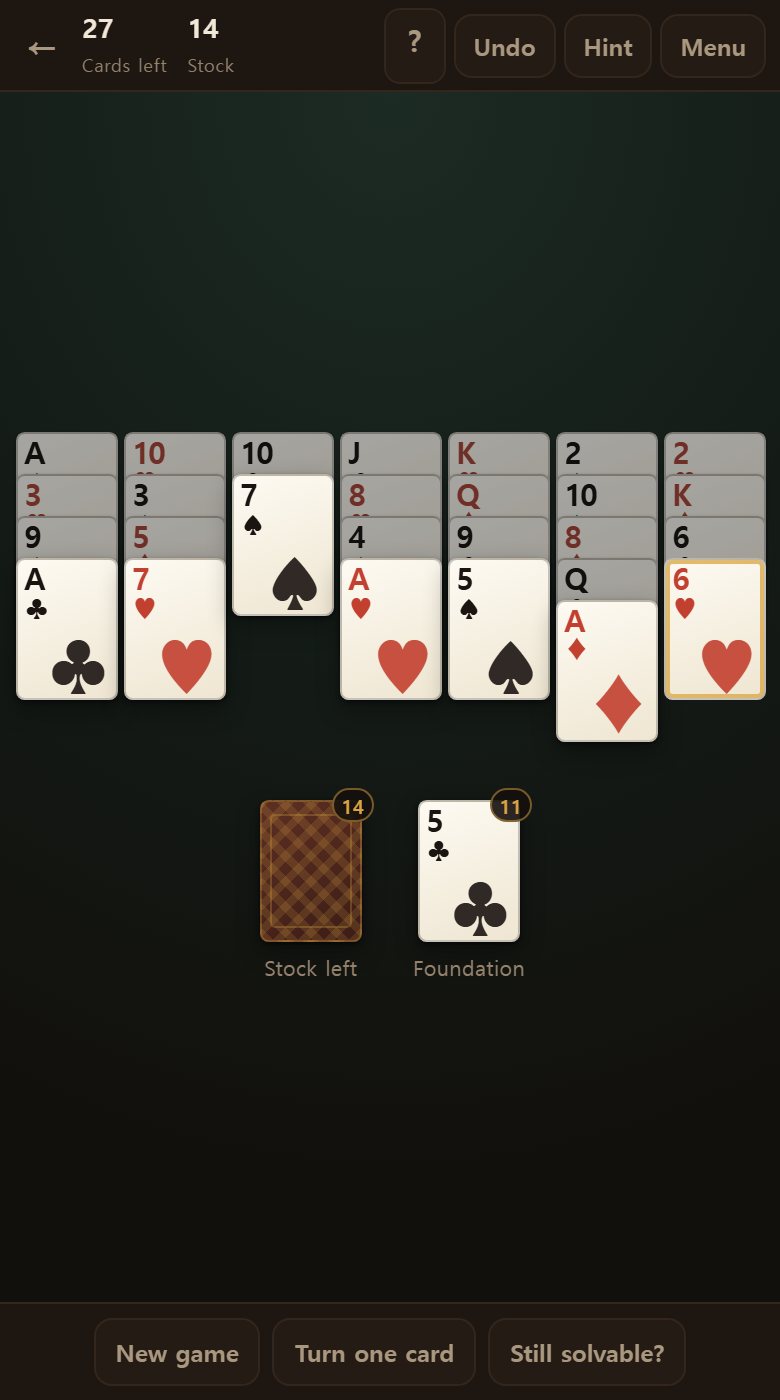 “Can I still win?” plays the position out to the end and tells you.