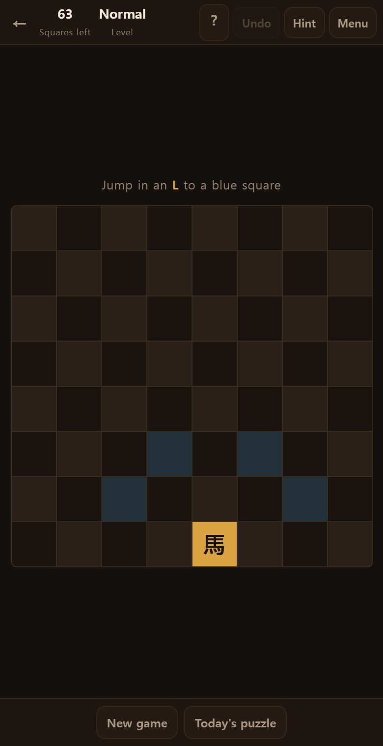 Even an 8x8 board is walked all the way through once before it is handed out.