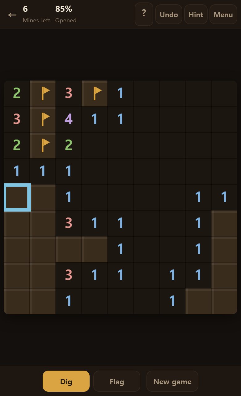 Hint points at one square that the numbers around it already settle.