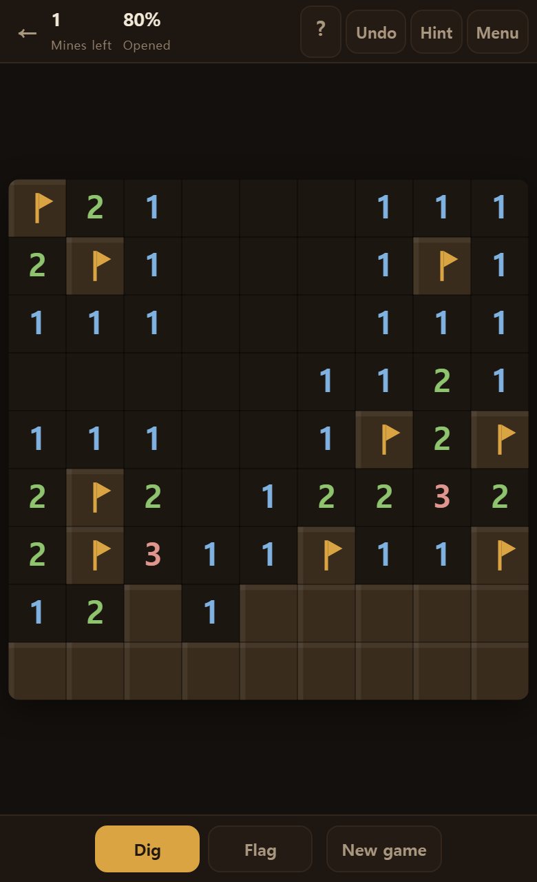 Nearly cleared. With few squares left, the numbers alone settle the rest.