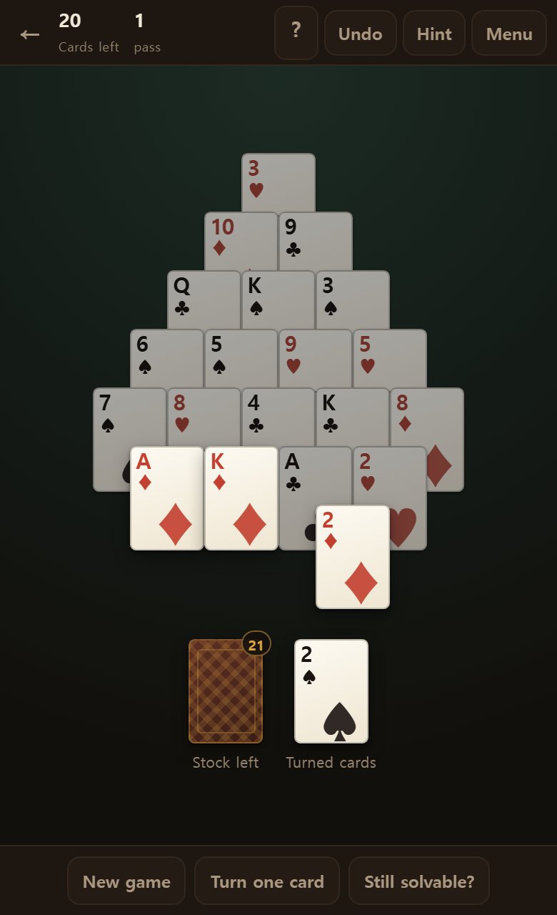 “Does it still solve?” works the position through to the end and tells you.