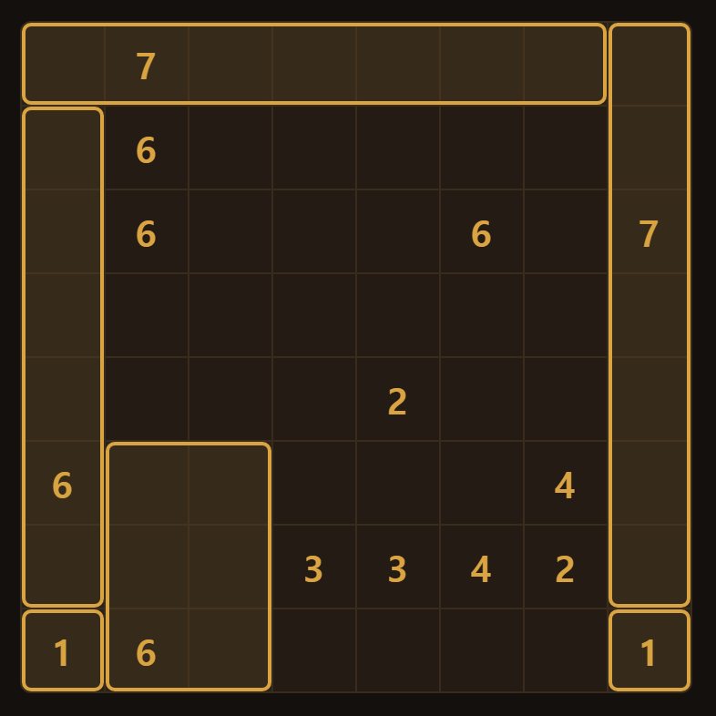 A number on an edge or in a corner cannot reach outward, so it has fewer places to go.