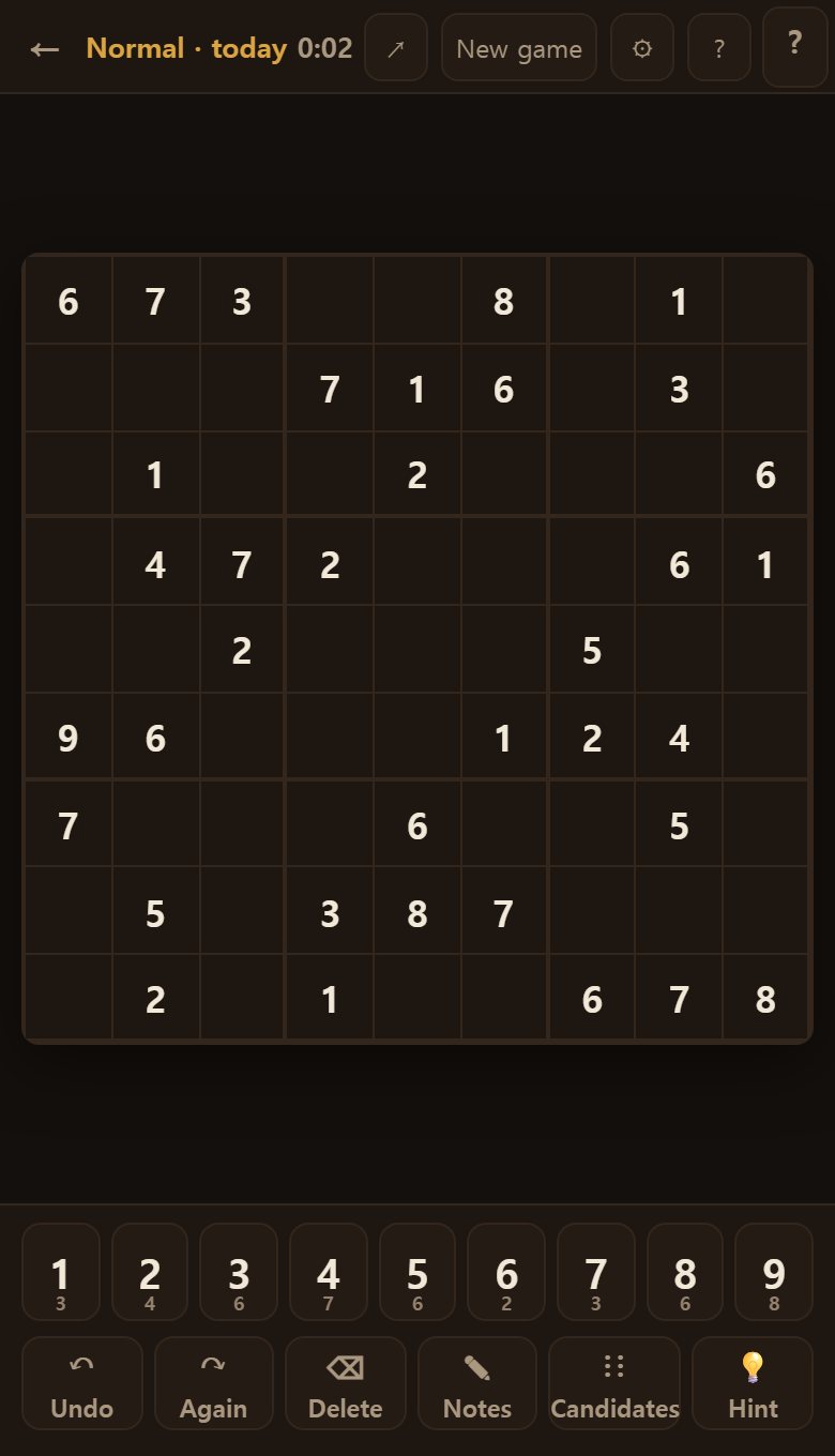 The daily puzzle is set for the day. Everybody gets the same board, so times can be compared.