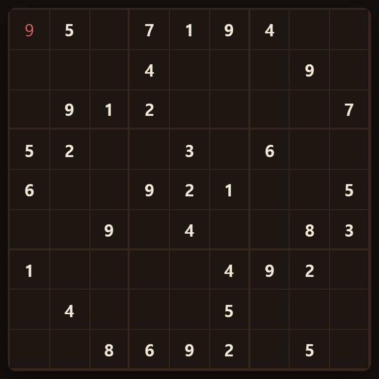 Break a rule and the square turns red — you know as you enter it, not once the board is full.