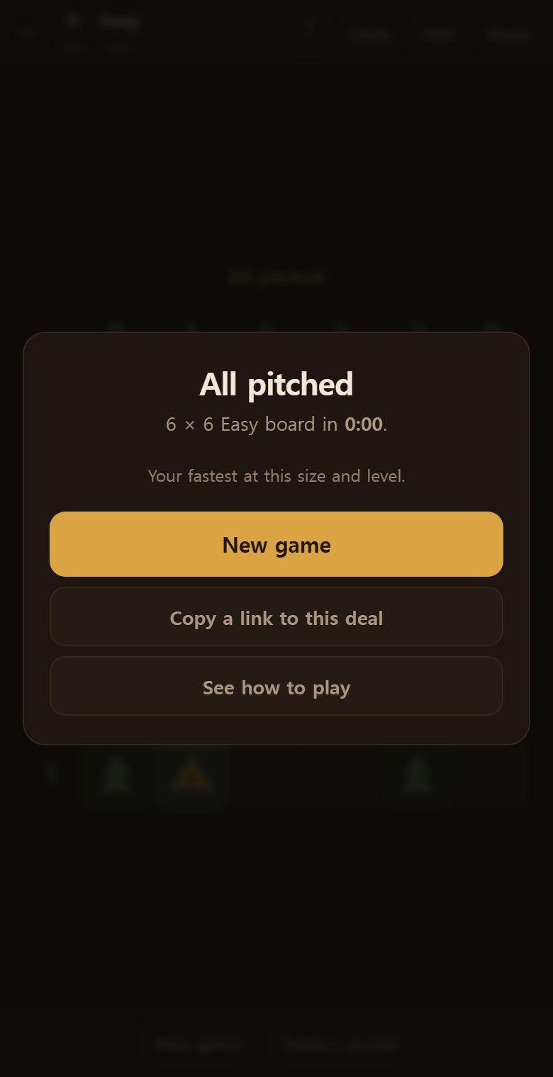 Solve it and a copy-link button appears. The other end checks again that the answer is unique.