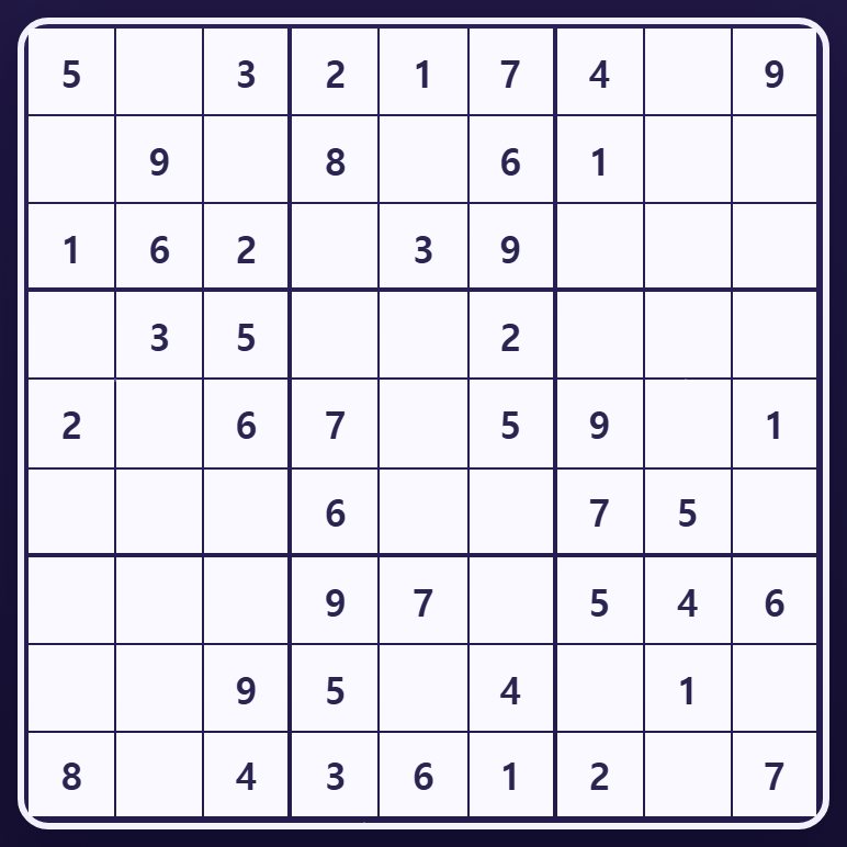 가로줄·세로줄·3×3 상자 안에 1~9가 한 번씩. 규칙은 이 한 줄이 전부입니다.